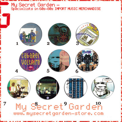 Cabaret Voltaire - Micro- Phonies, The Crackdown Album Pinback Button Badge Set ( or Hair Ties / 4.4 cm Badge / Magnet / Keychain Set )